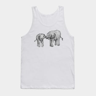 Baby Elephant Affection Tank Top